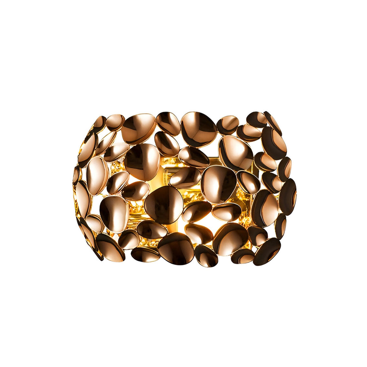 Narisa 2 Light Wall Light - Rose Gold