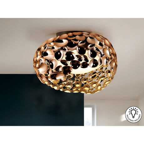 Narisa 5 Light Flush - Rose Gold
