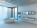 Asten 900x110 15W LED Bulkhead Cool White - Chrome