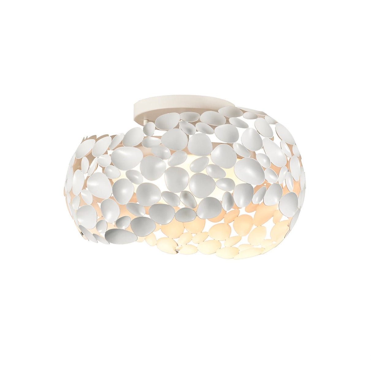 Narisa 5 Light Flush - Matte White