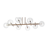 Estro 8 Light Globe Glass Chandelier 160cm