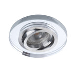 Adjustable GU10 Spotlight 30° Round 75mm Cut-out 10W max - Silver