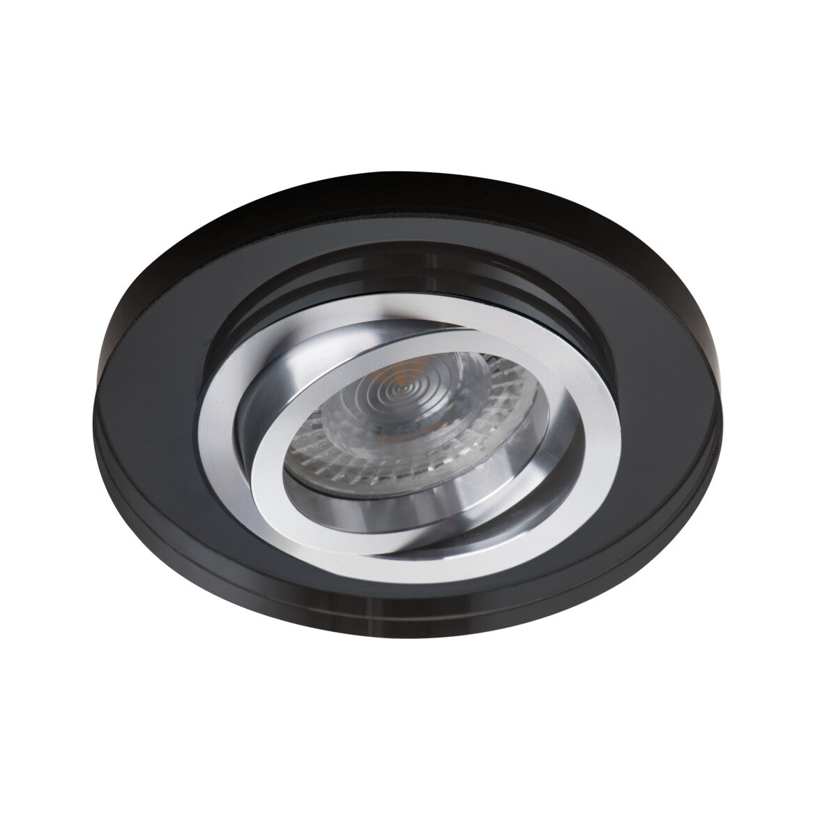 Adjustable GU10 Spotlight 30° Round 75mm Cut-out 10W max - Black
