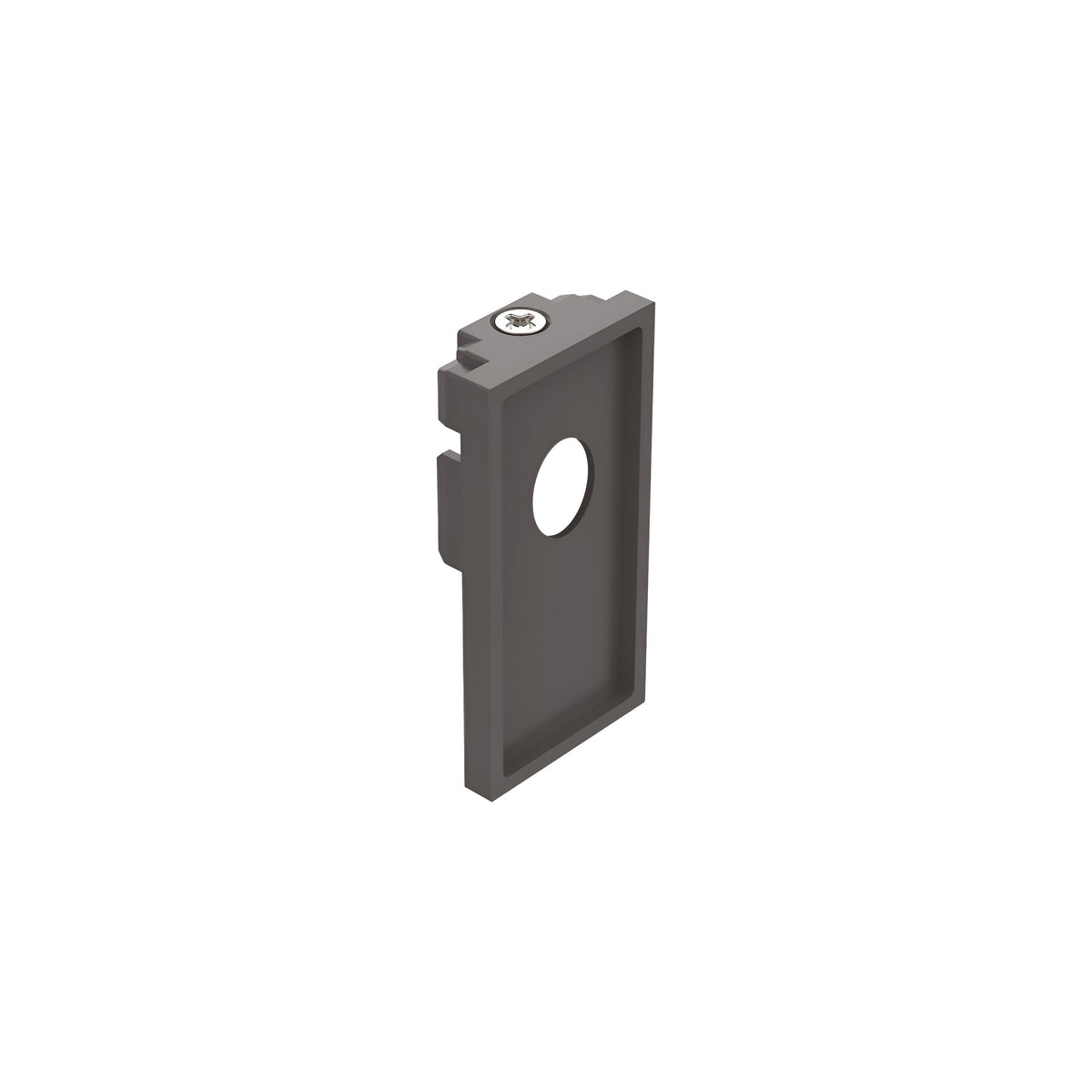 Luxeon-1 3-Phase Track End Power Cap Black 52mm | Niori