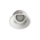 Adjustable GU10 Spotlight 30° 10W max Round - White 83mm cut-out