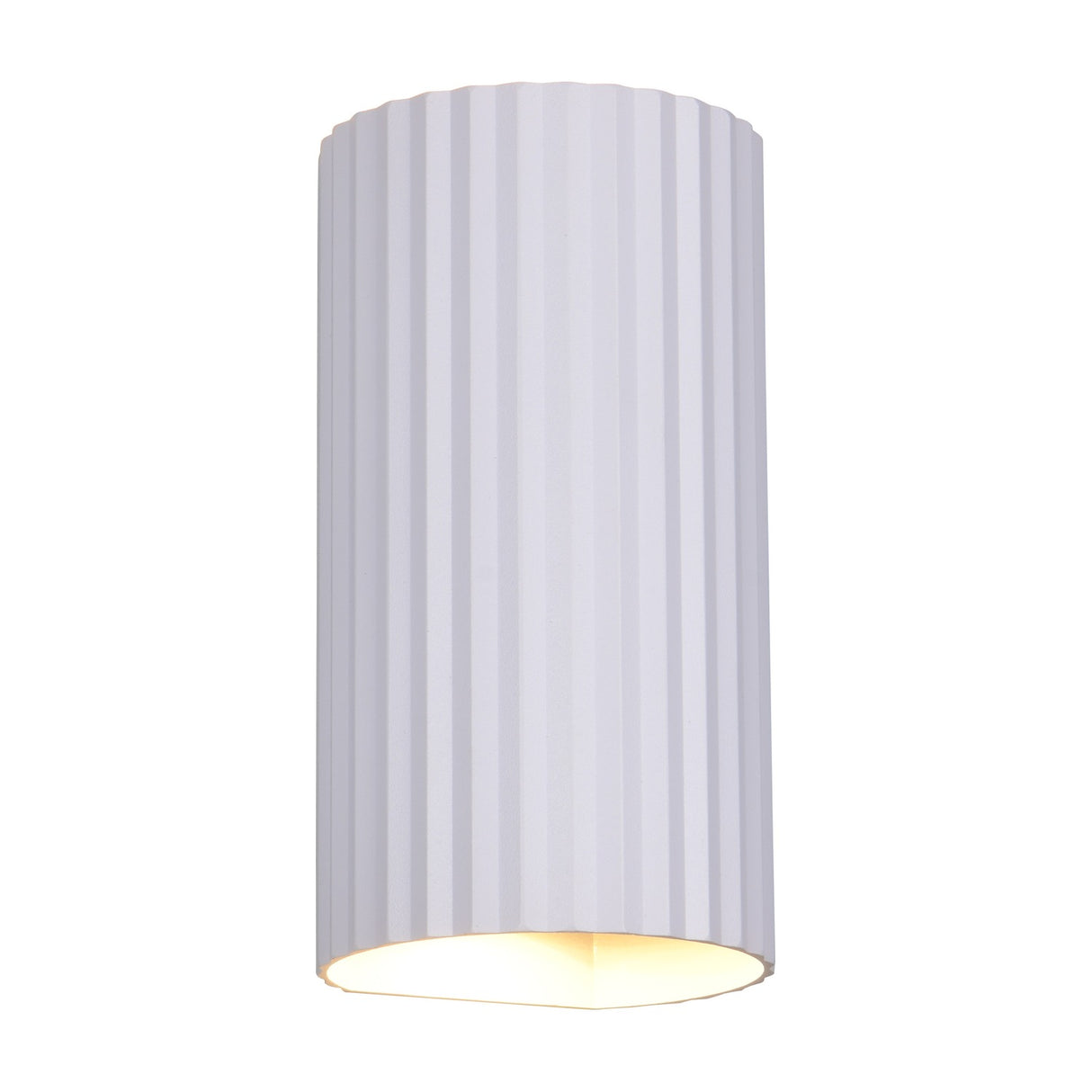 Soka 2 Light Up Down Plaster Wall Light – Matt White