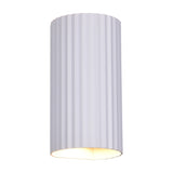Soka 2 Light Up Down Plaster Wall Light – Matt White
