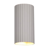 Soka 2 Light Up Down Plaster Wall Light – Warm Grey