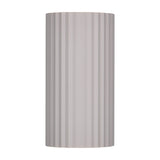 Soka 2 Light Up Down Plaster Wall Light – Warm Grey