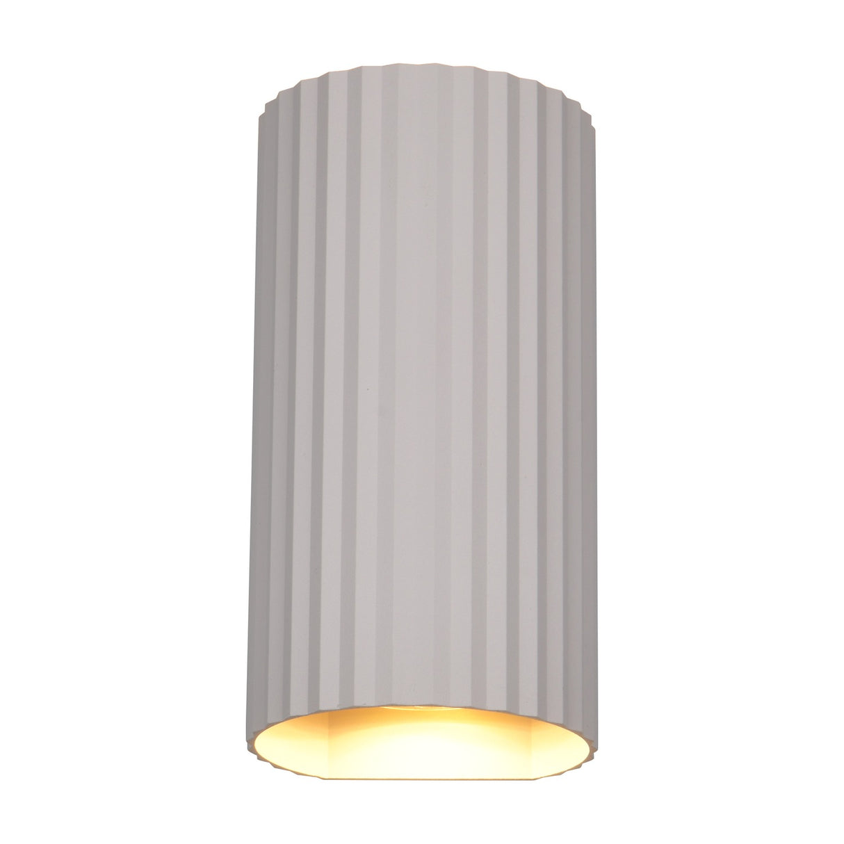 Soka 2 Light Up Down Plaster Wall Light – Warm Grey