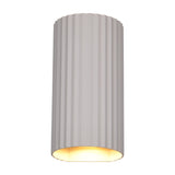 Soka 2 Light Up Down Plaster Wall Light – Warm Grey