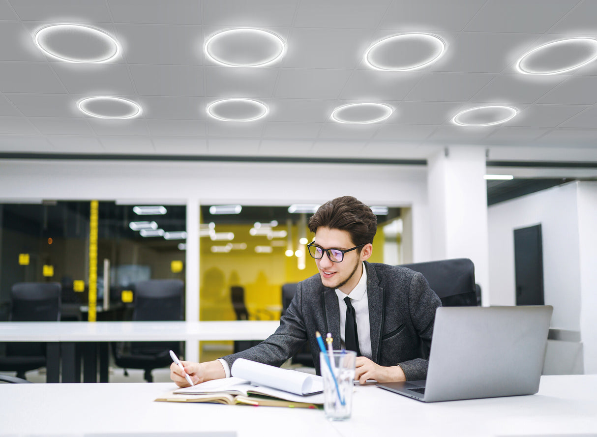 Avar 40W LED Ceiling Light Daylight - White