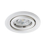 Alor DTO-W Ø100 Round Recessed Spotlight GU10 - Matte White