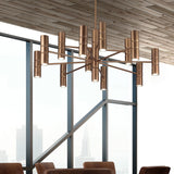 Turbo 13 Light Cylinder Chandelier