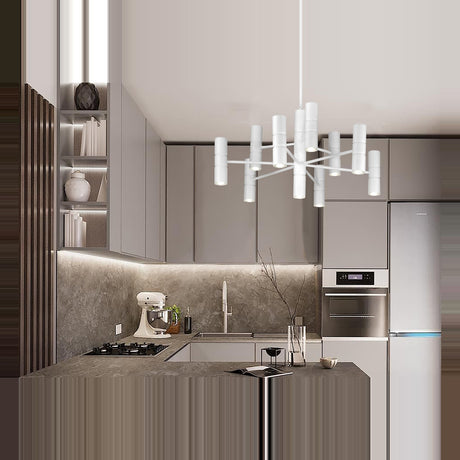 Turbo 10 Light Cylinder Chandelier