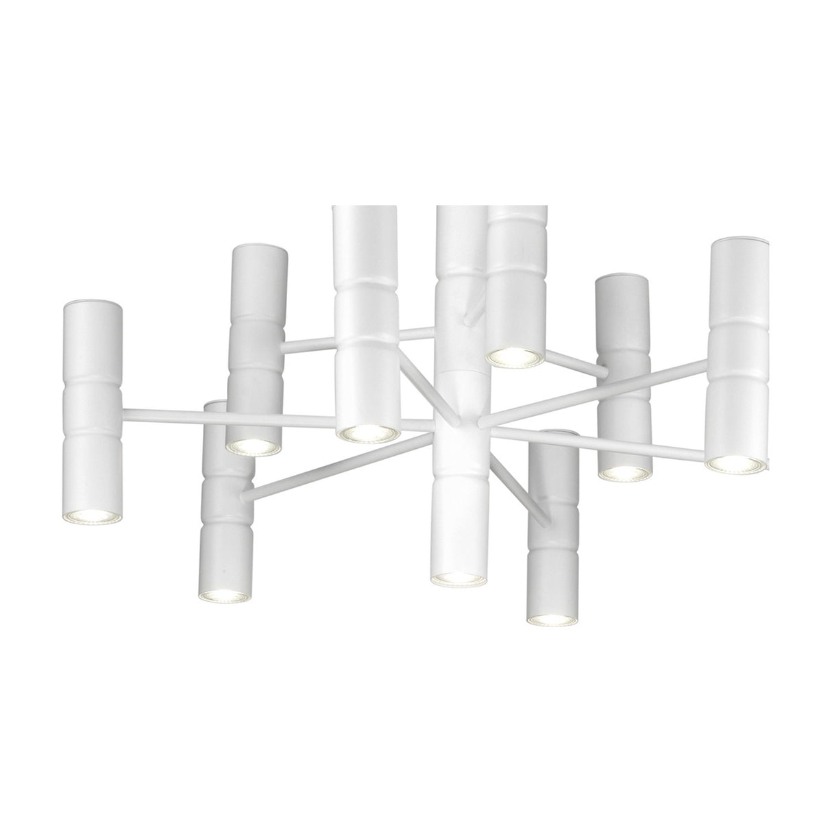 Turbo 10 Light Cylinder Chandelier