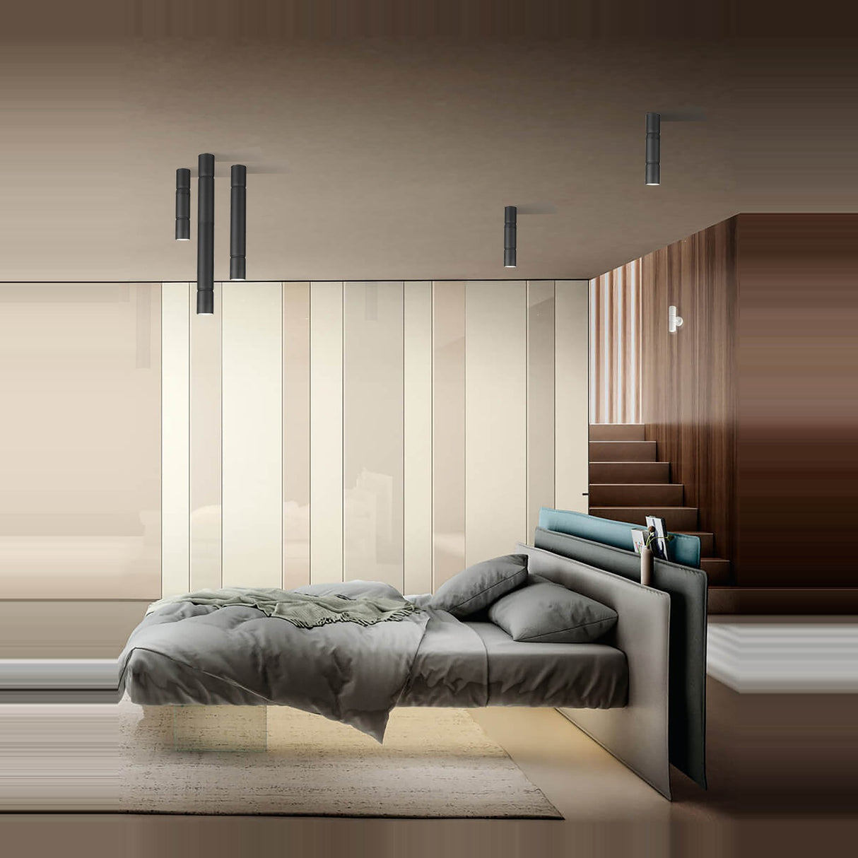 Turbo Cylinder Ceiling Light 40cm