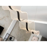 Olas CCT LED Linear Suspension Light - Black (With Remote Control)