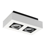 Stobi DLP 250x140 2x GU10 Twin Spotlight - White