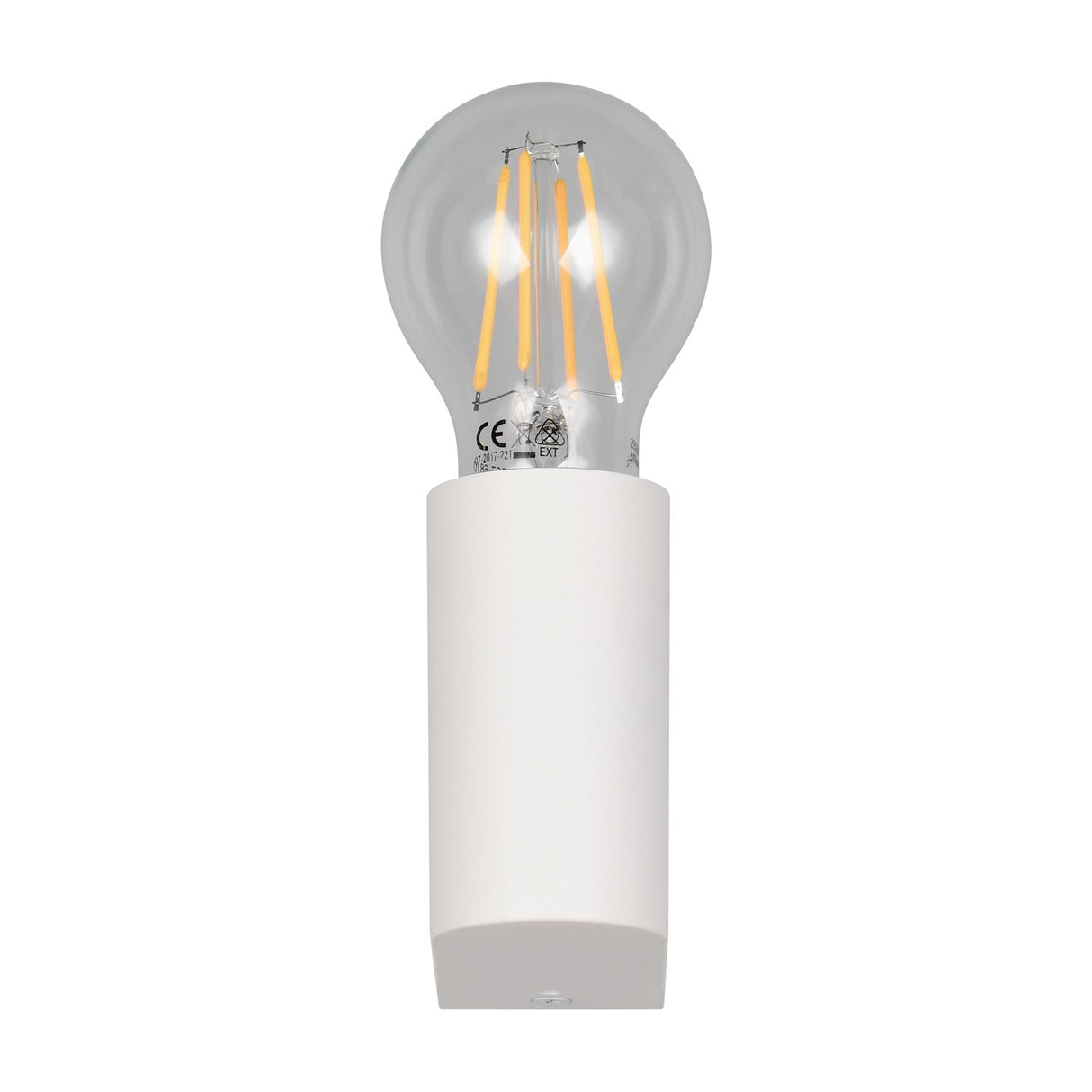 Pratella Glass Outdoor Wall Light – Matt White