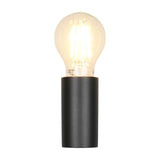 Pratella Glass Outdoor Wall Light – Matt Black