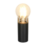Pratella Glass Outdoor Wall Light – Matt Black
