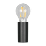 Pratella Glass Outdoor Wall Light – Matt Black