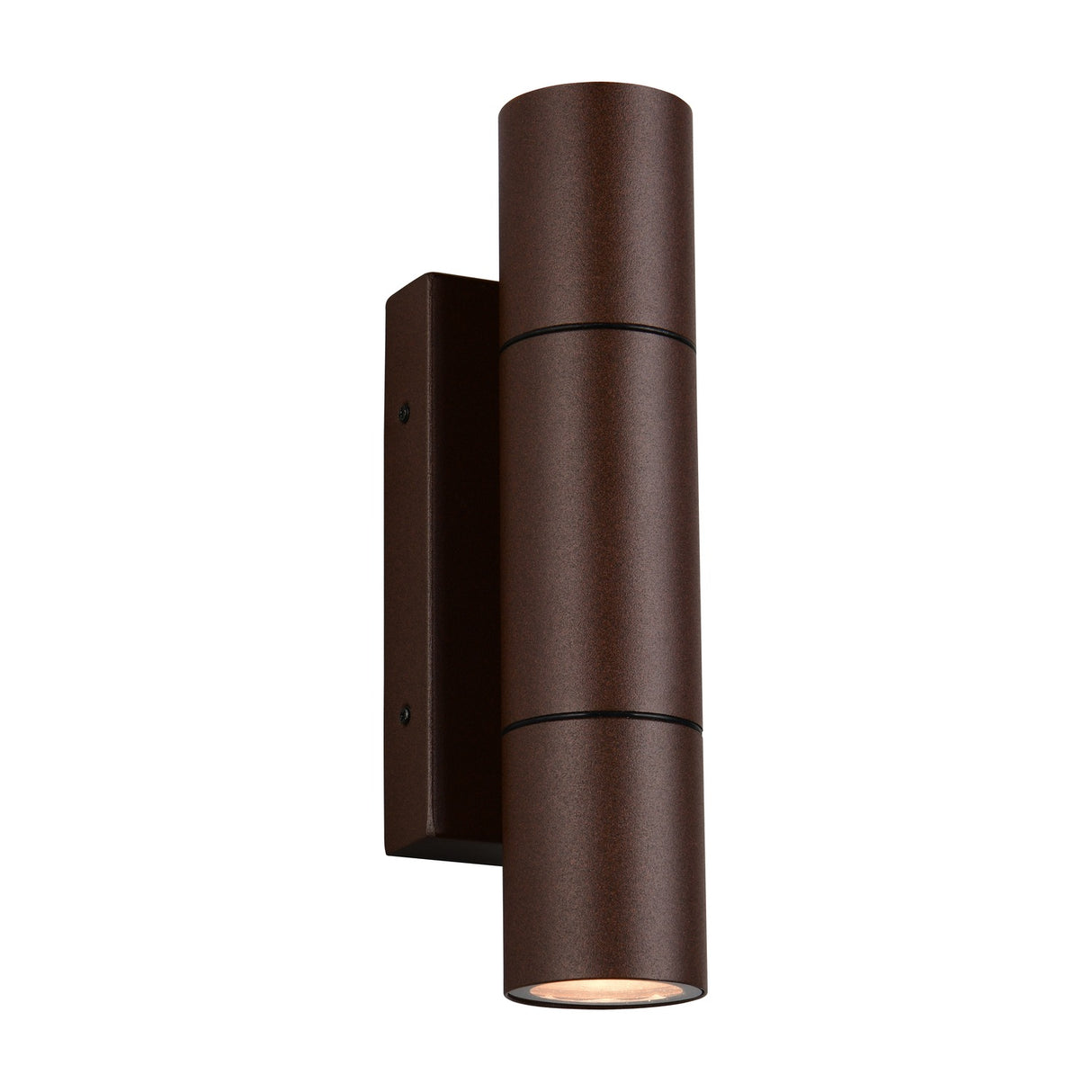 Yamuna 2 Light Up Down Outdoor Wall Light – Rust