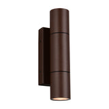 Yamuna 2 Light Up Down Outdoor Wall Light – Rust