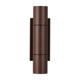 Yamuna 2 Light Up Down Outdoor Wall Light – Rust