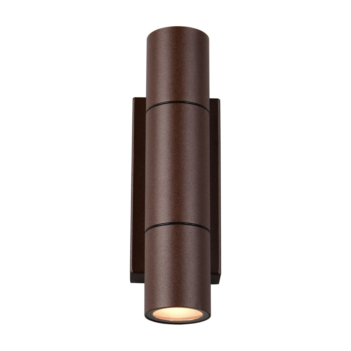 Yamuna 2 Light Up Down Outdoor Wall Light – Rust