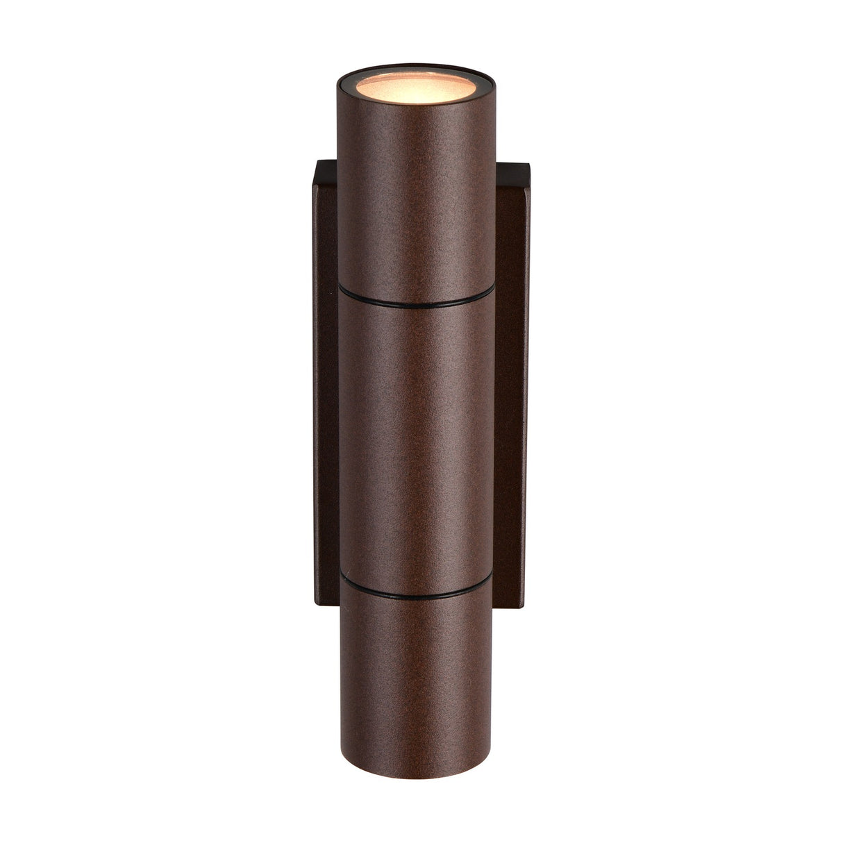 Yamuna 2 Light Up Down Outdoor Wall Light – Rust