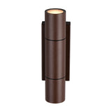 Yamuna 2 Light Up Down Outdoor Wall Light – Rust