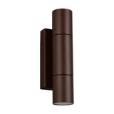Yamuna 2 Light Up Down Outdoor Wall Light – Rust