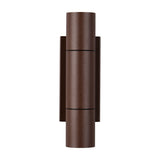 Yamuna 2 Light Up Down Outdoor Wall Light – Rust