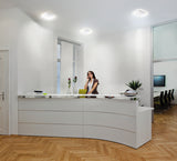 Varso Hi 36W Ø330 Round PIR Bulkhead Cool White - White
