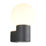 Mures Glass Outdoor Wall Light – Anthracite
