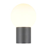 Mures Glass Outdoor Wall Light – Anthracite