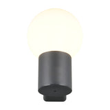 Mures Glass Outdoor Wall Light – Anthracite