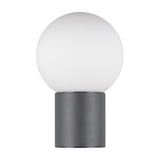 Mures Glass Outdoor Wall Light – Anthracite
