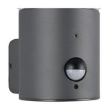 Mures Glass PIR Outdoor Wall Light – Anthracite