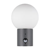 Mures Glass PIR Outdoor Wall Light – Anthracite
