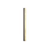 The Cornova LED Small Slim Linear Alabaster Wall Light in Soft White & Matte Black features a modern rectangular design with a dark outer edge and warm alabaster glow, shown on a plain white background.