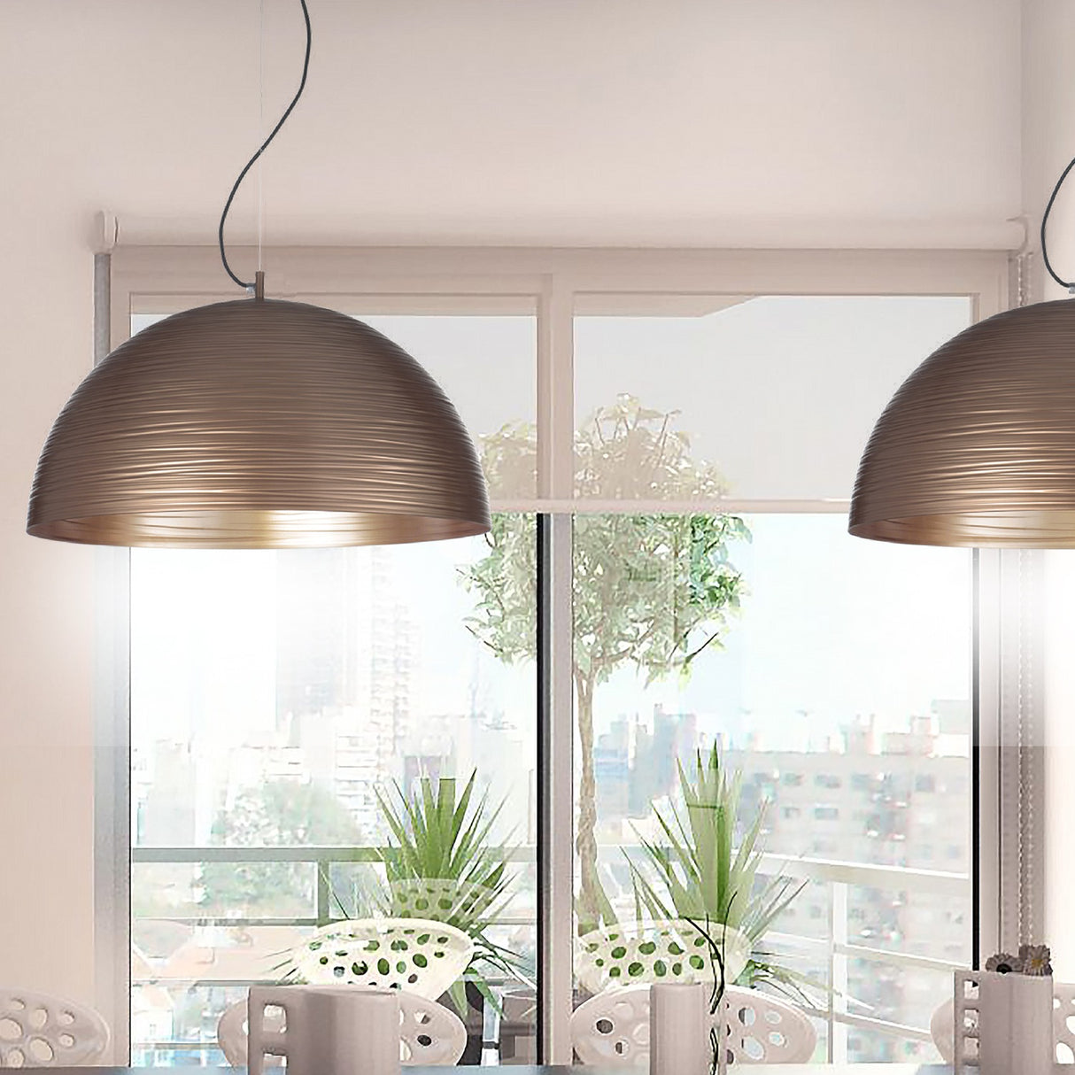Chiara Dome Pendant Light 72cm