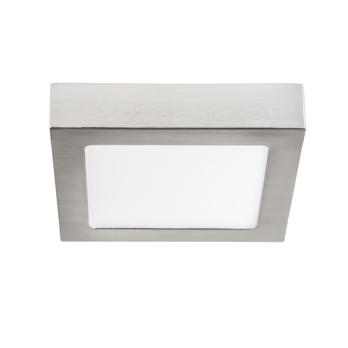 KANTI 170x170 12W Square LED Downlight - Nickel Satin
