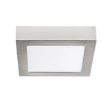 KANTI 170x170 12W Square LED Downlight - Nickel Satin