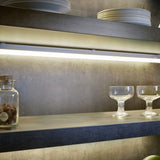 Ramon LED Glass 84cm Wall Light – White