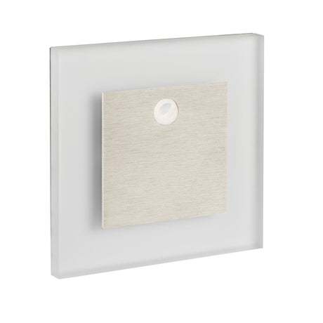 APUS 0.8W 12V PIR LED Step Light Warm White - Steel