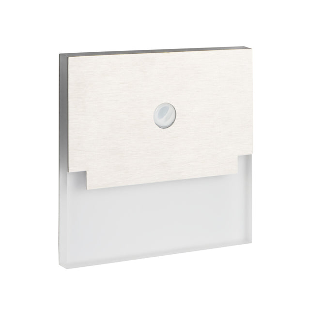 Sabik 0.8W PIR LED Step Light 12V Warm White - Steel