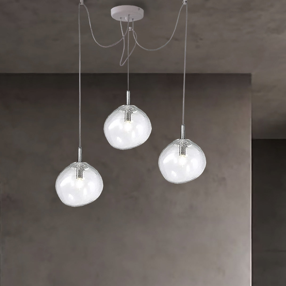 Saxa Glass Pendant Light 15cm